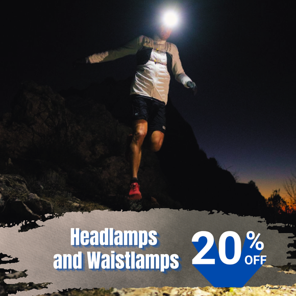 Headlamps and Waistlamps 20% OFF