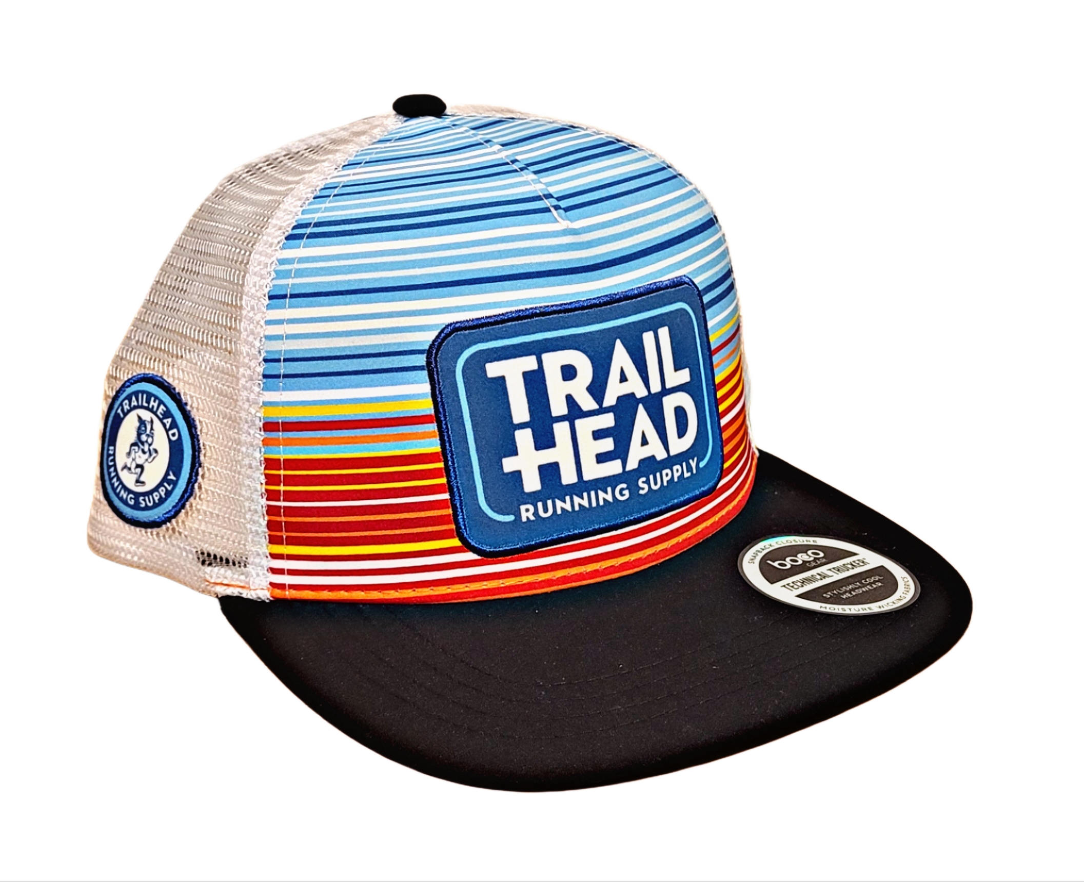 Technical trucker hat running sales